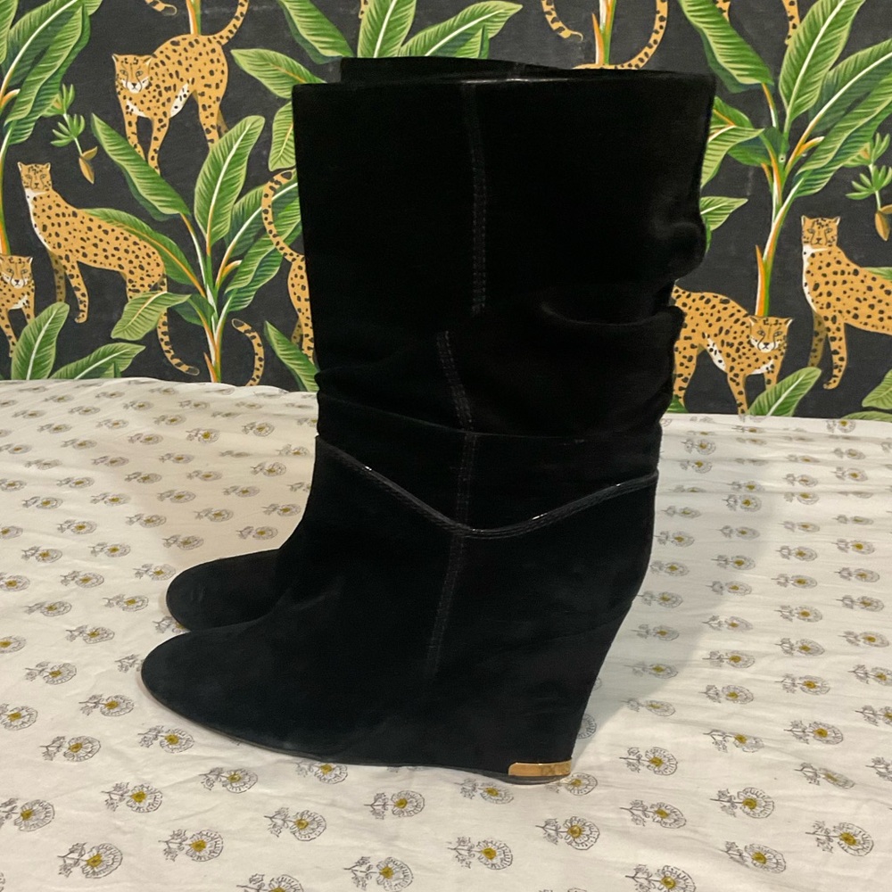 Louis Vuitton Black Heeled Boots